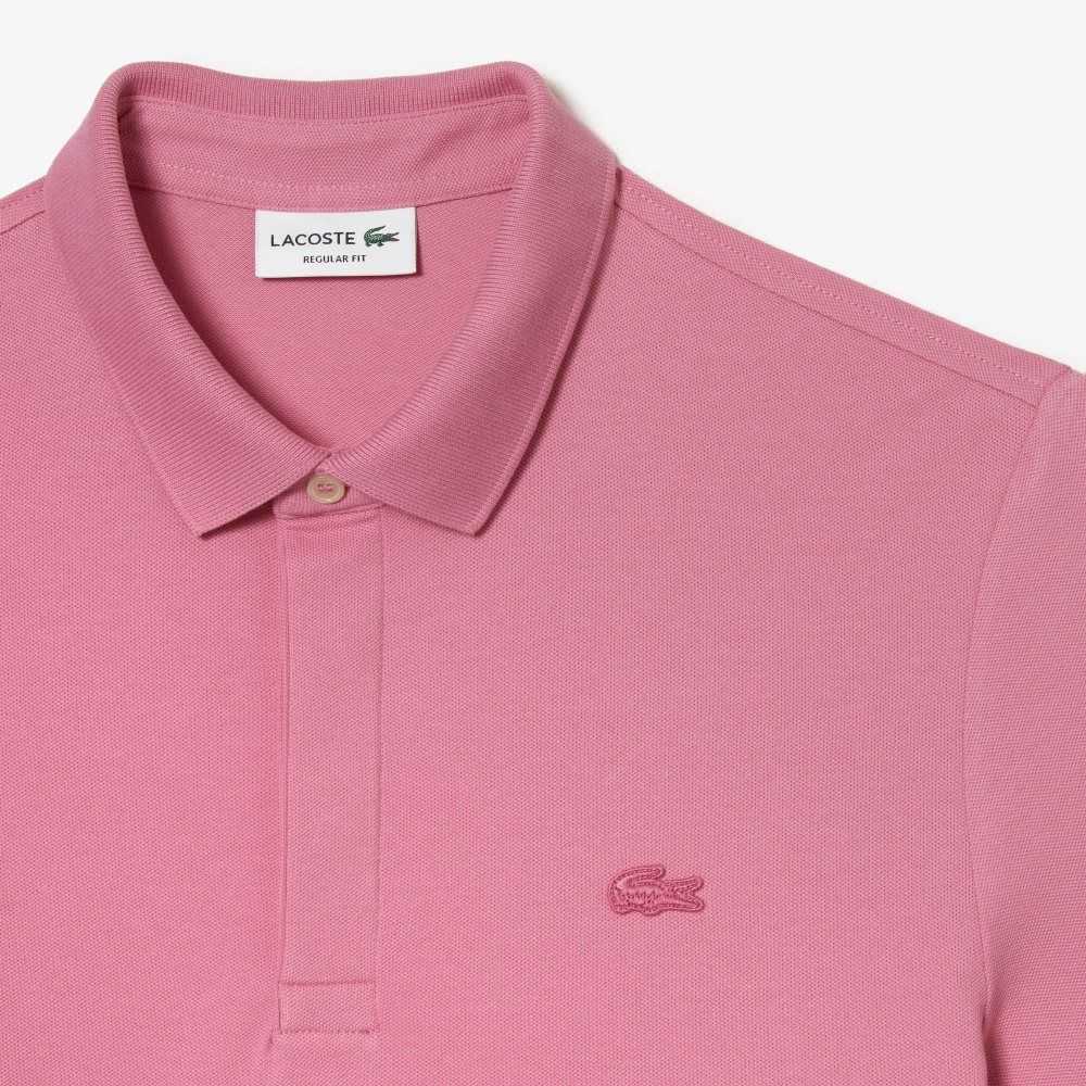 Lacoste Smart Paris Polo Stretch Cotton Pink | PMR-241756