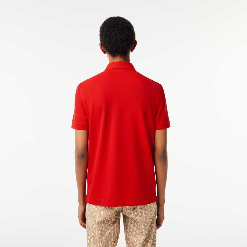 Lacoste Smart Paris Polo Stretch Cotton Red | XMS-013628