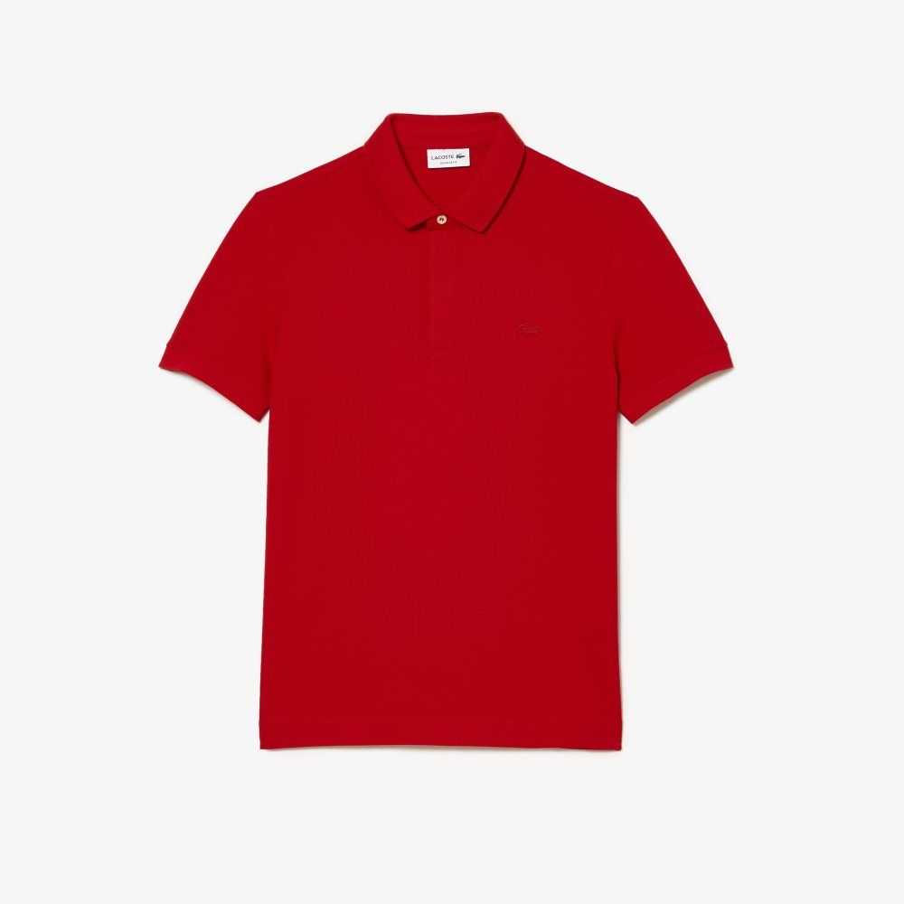 Lacoste Smart Paris Polo Stretch Cotton Red | XMS-013628