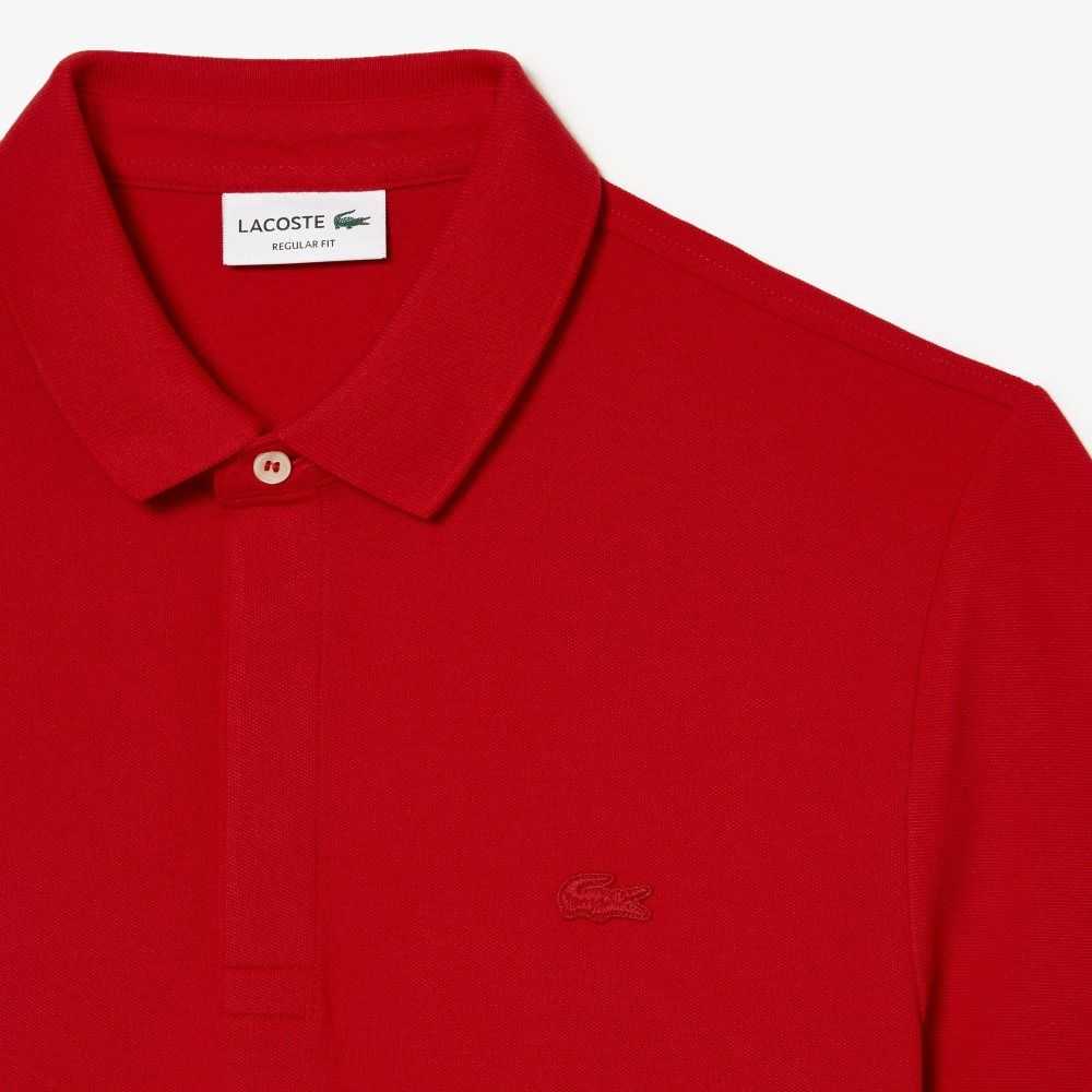 Lacoste Smart Paris Polo Stretch Cotton Red | XMS-013628