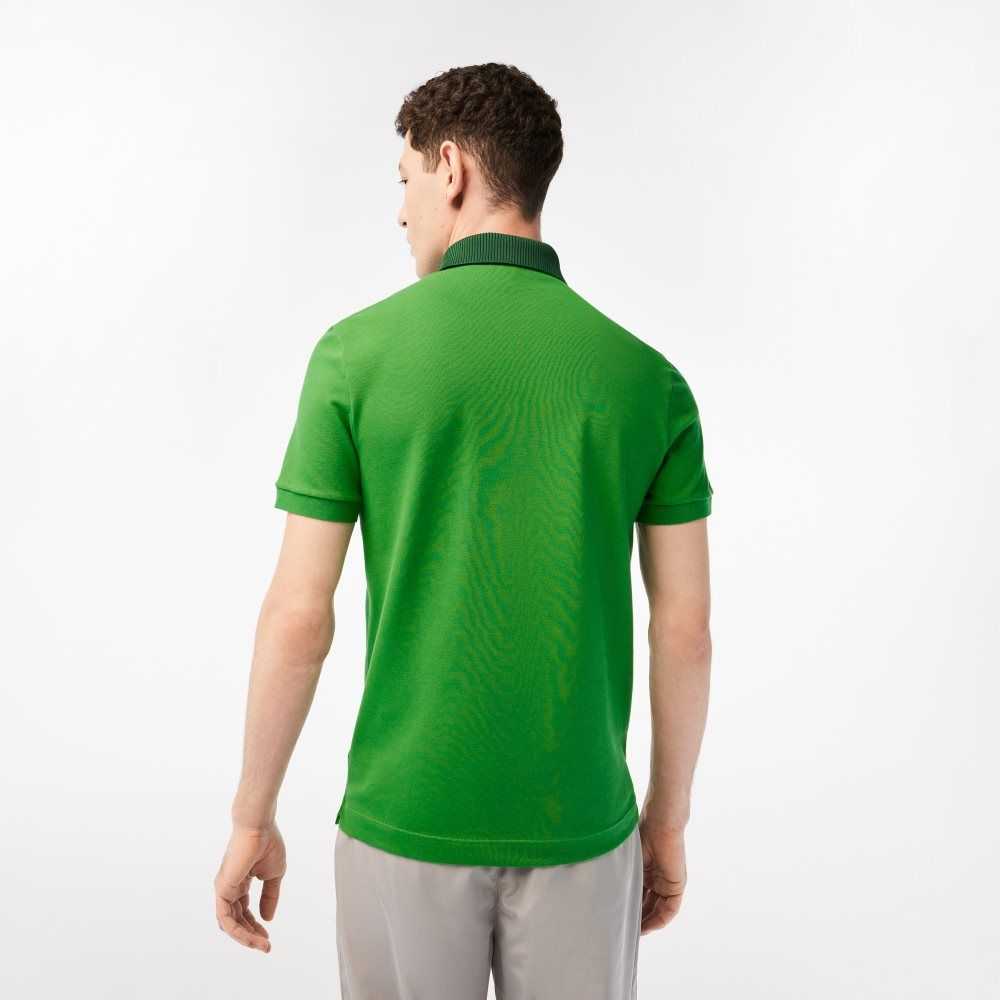 Lacoste Smart Paris Polo with cotton Petit Pique Green | JWM-419703