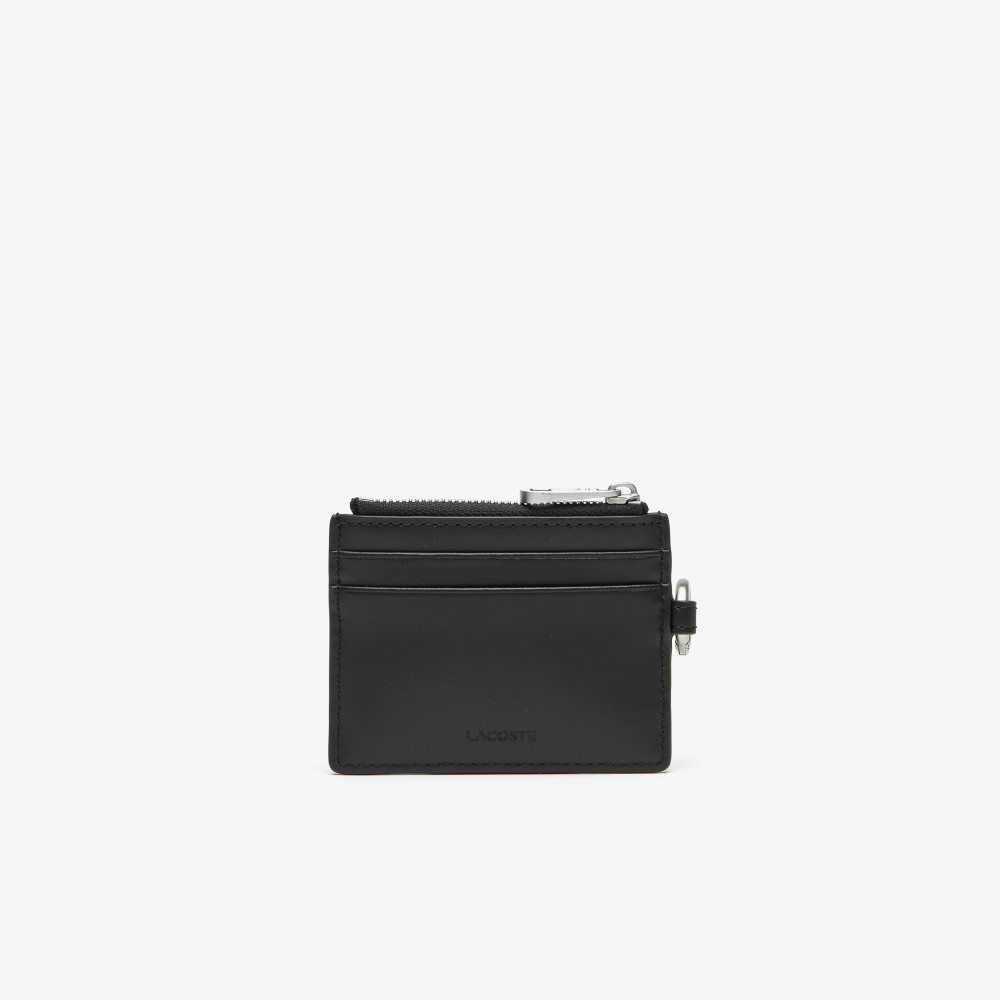 Lacoste Snap Hook Card Holder Black | ROL-186279