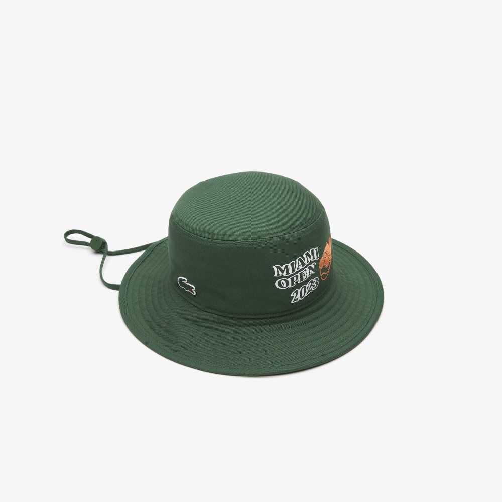 Lacoste Sport Miami Open Edition Hat Green | BZU-703519