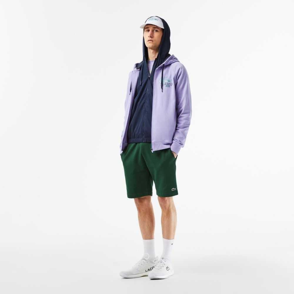 Lacoste Sport Miami Open Edition Hoodie Purple | BUY-405897