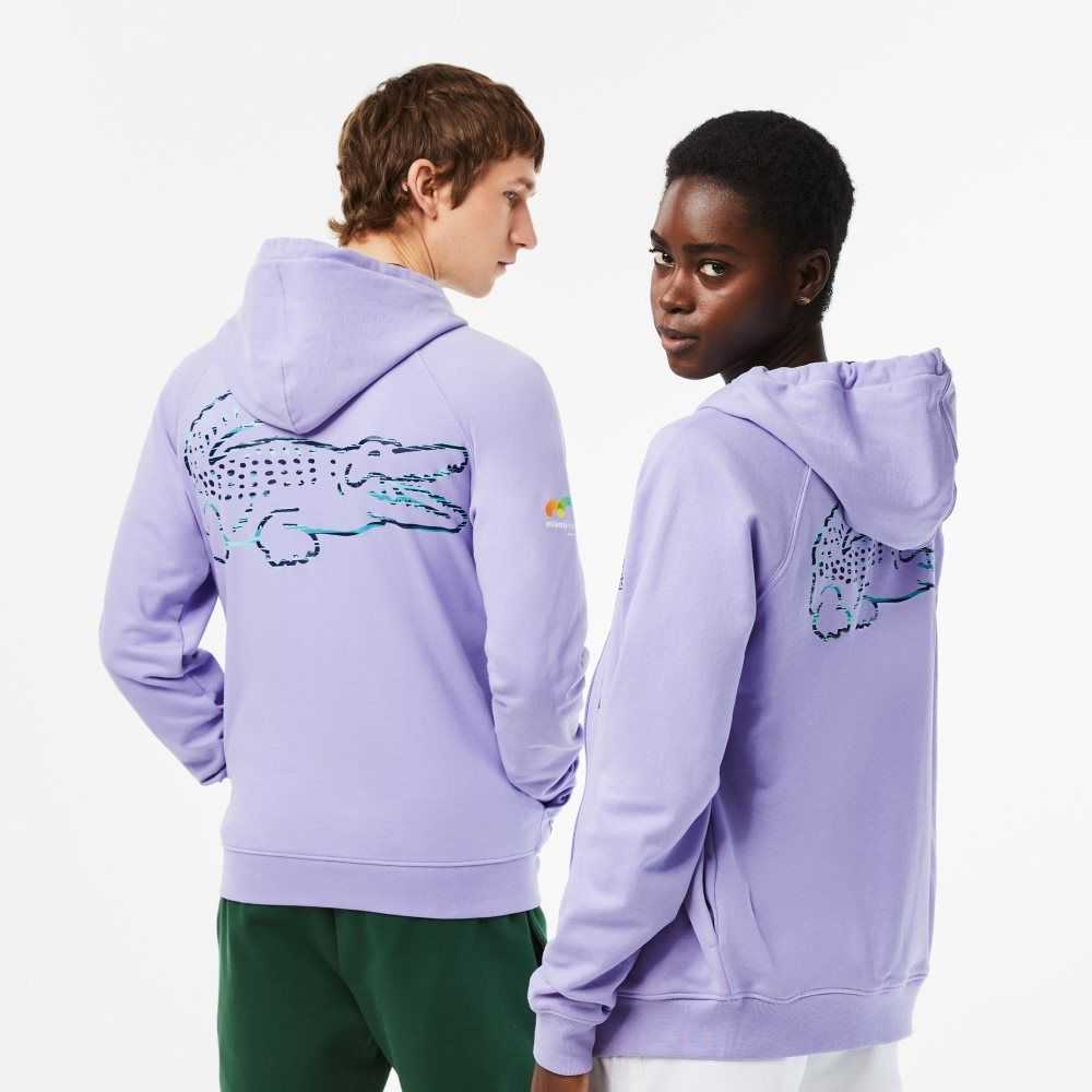 Lacoste Sport Miami Open Edition Hoodie Purple | BUY-405897