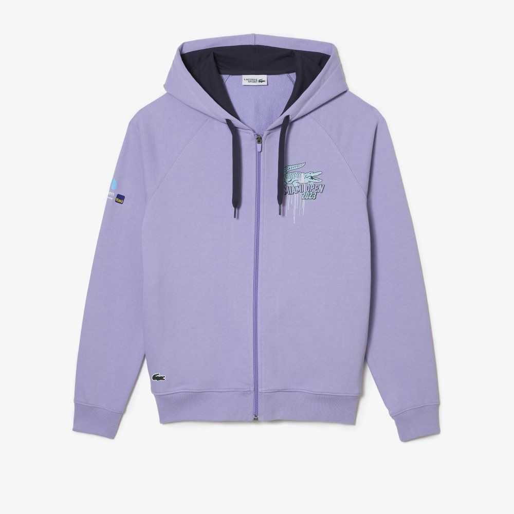 Lacoste Sport Miami Open Edition Hoodie Purple | BUY-405897