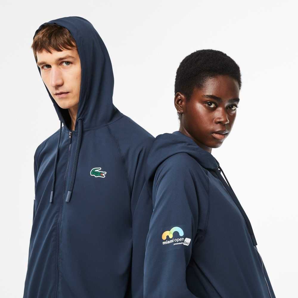 Lacoste Sport Miami Open Edition Jacket Blue | DTG-781053