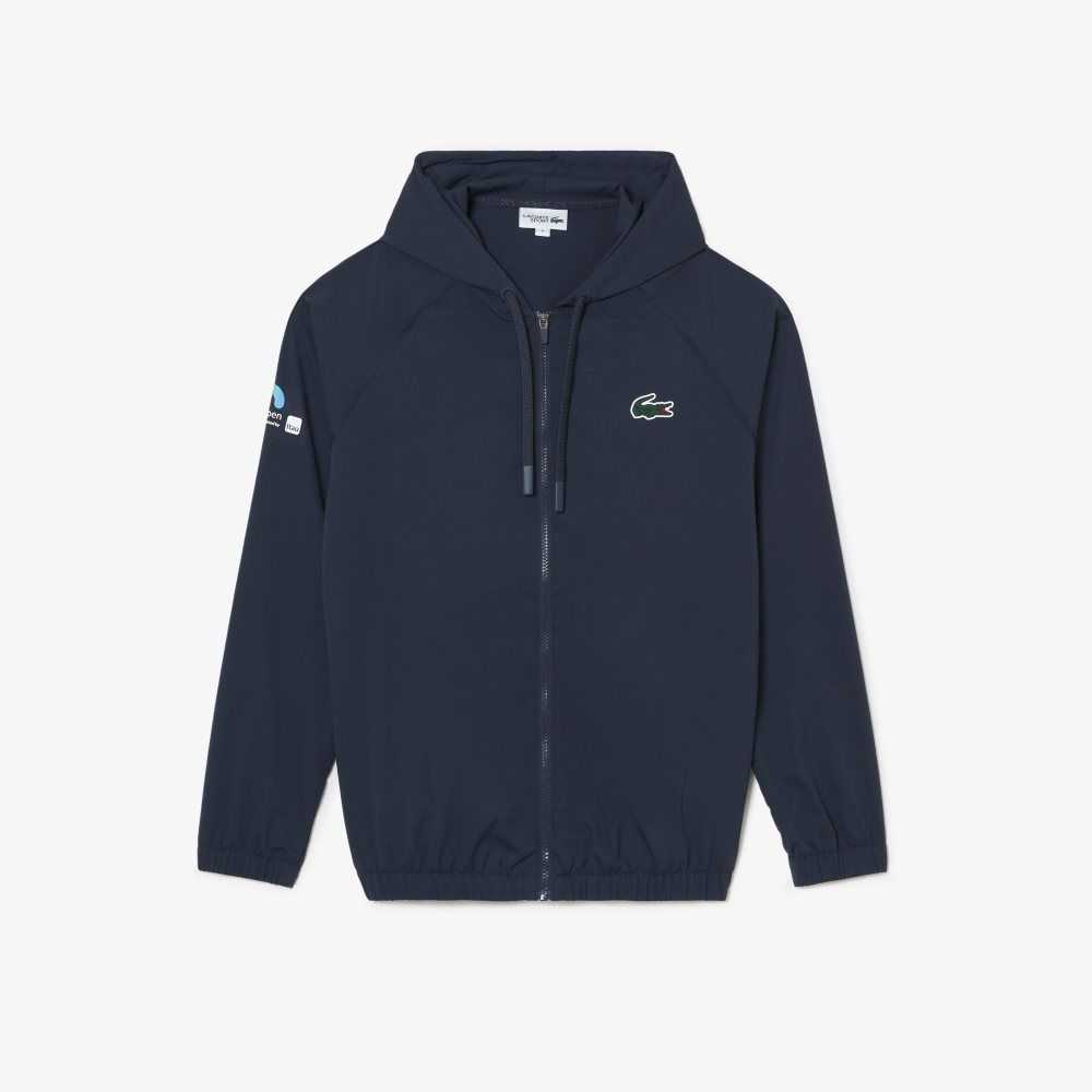 Lacoste Sport Miami Open Edition Jacket Blue | DTG-781053