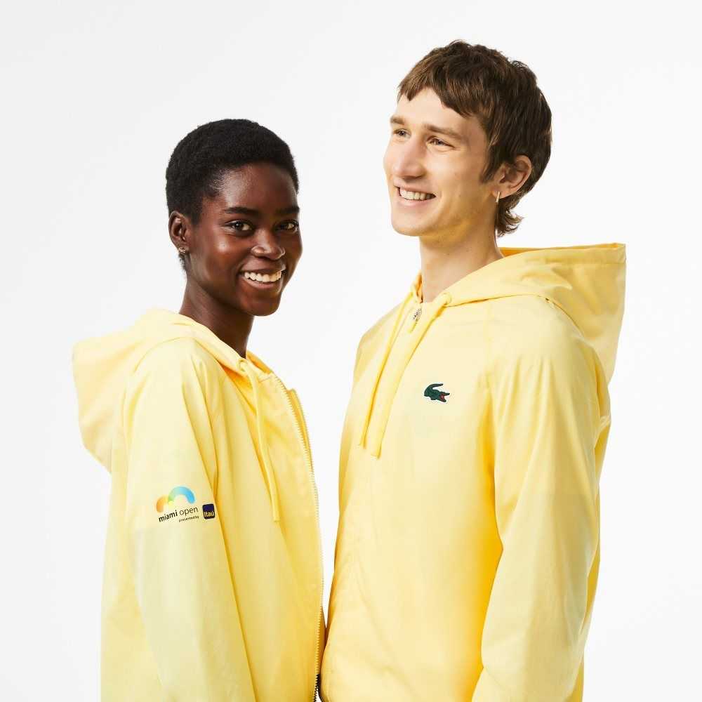 Lacoste Sport Miami Open Edition Jacket Yellow | IGB-584069