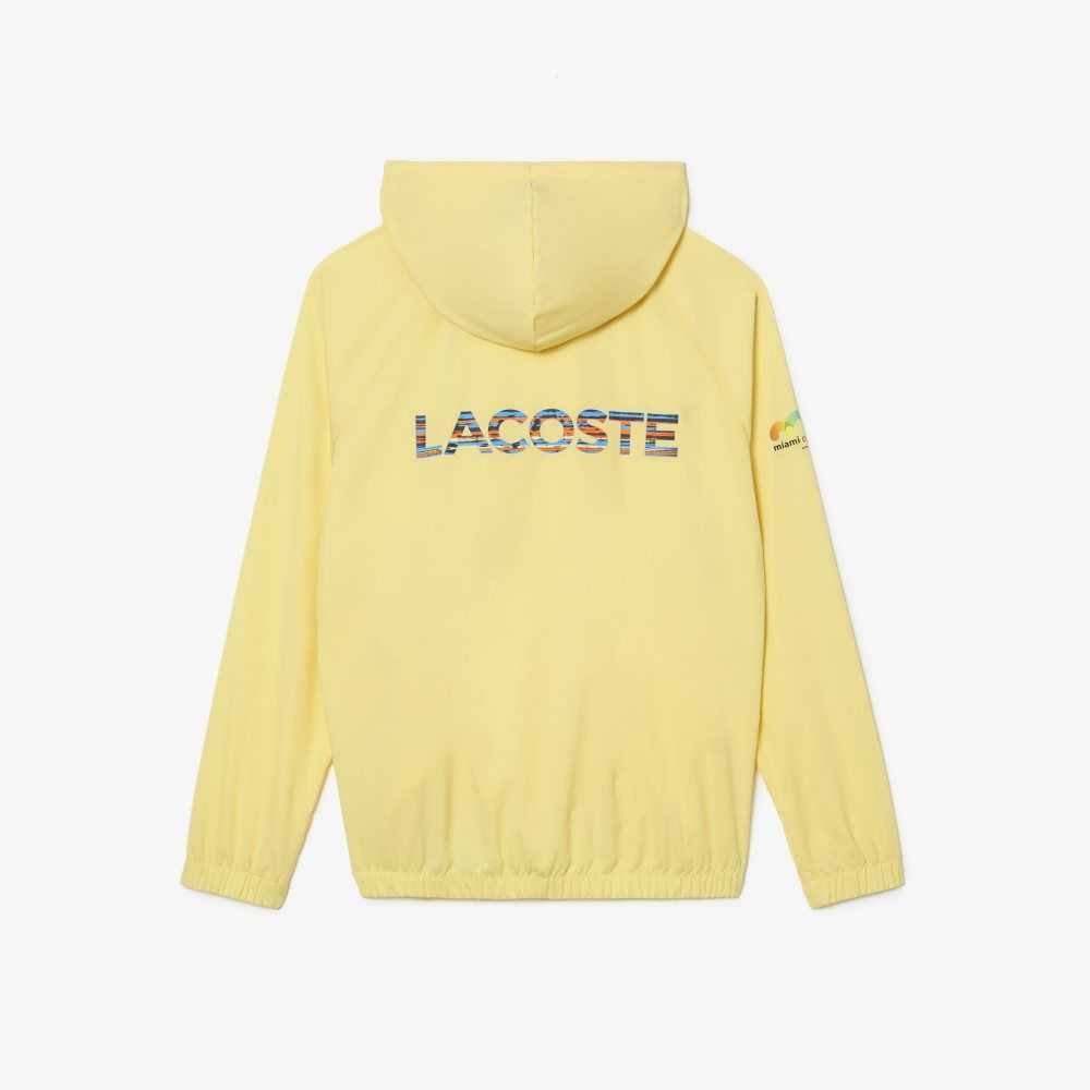 Lacoste Sport Miami Open Edition Jacket Yellow | IGB-584069