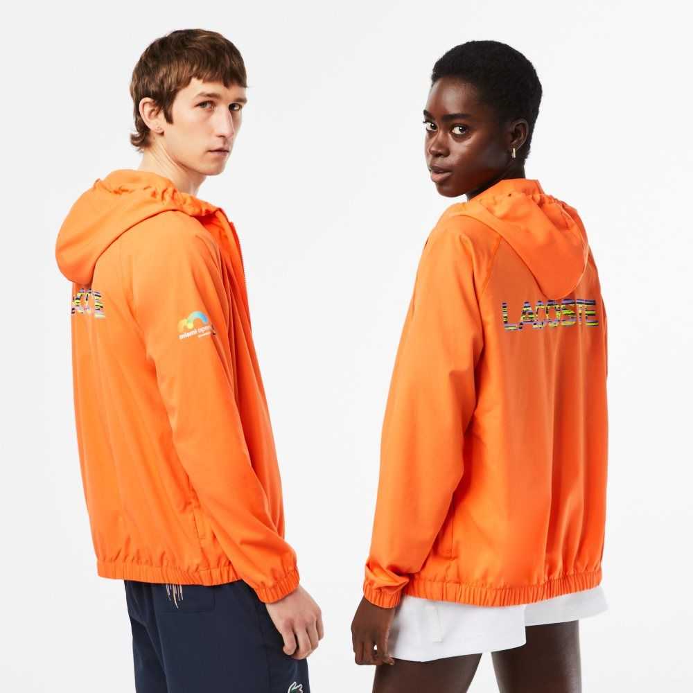 Lacoste Sport Miami Open Edition Jacket Orange | OCG-248073