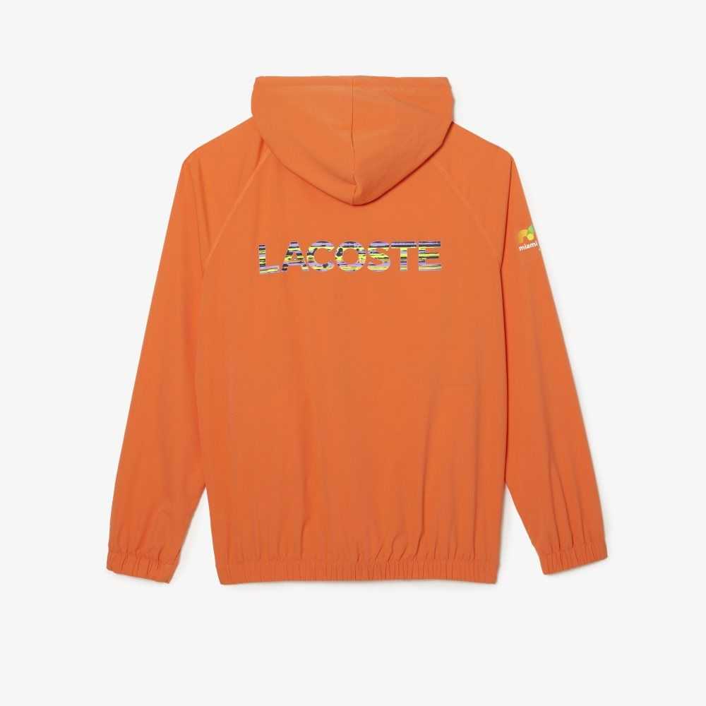 Lacoste Sport Miami Open Edition Jacket Orange | OCG-248073