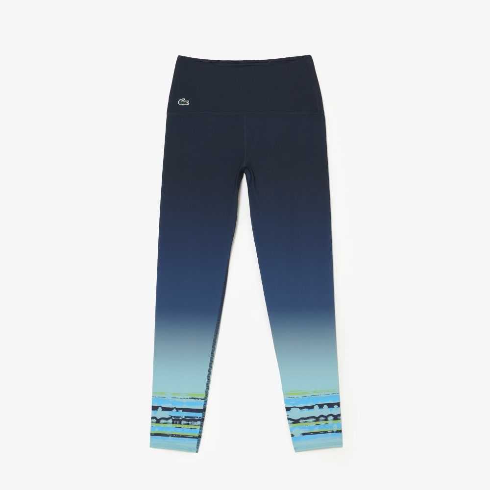 Lacoste Sport Miami Open Edition Leggings Blue | PKU-304971