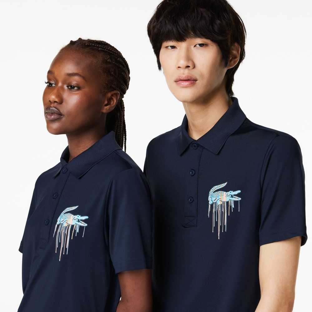 Lacoste Sport Miami Open Edition Polo Blue | JSK-320548