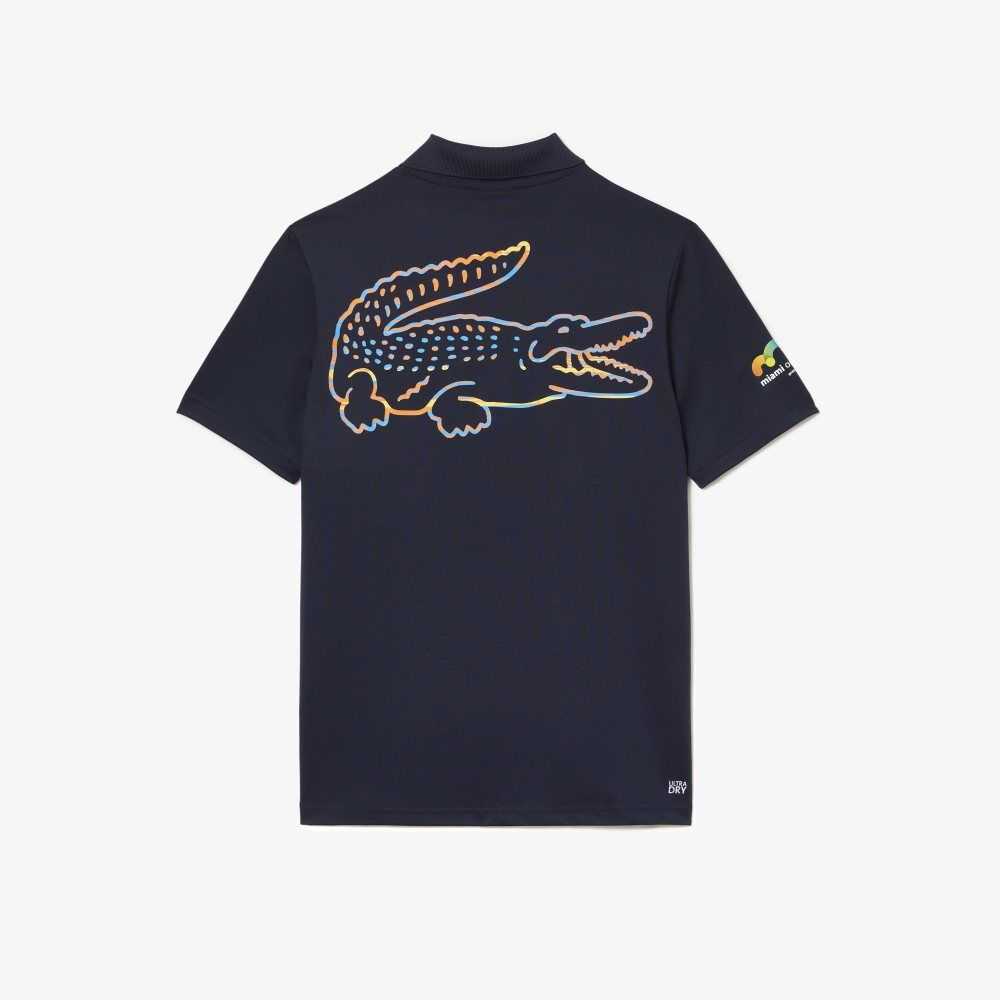 Lacoste Sport Miami Open Edition Polo Blue | JSK-320548