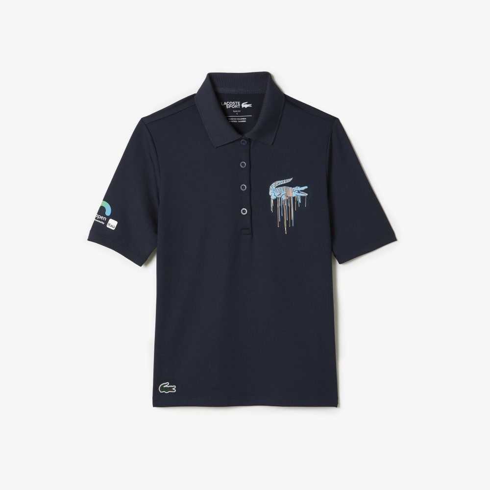 Lacoste Sport Miami Open Edition Polo Blue | QMU-361258