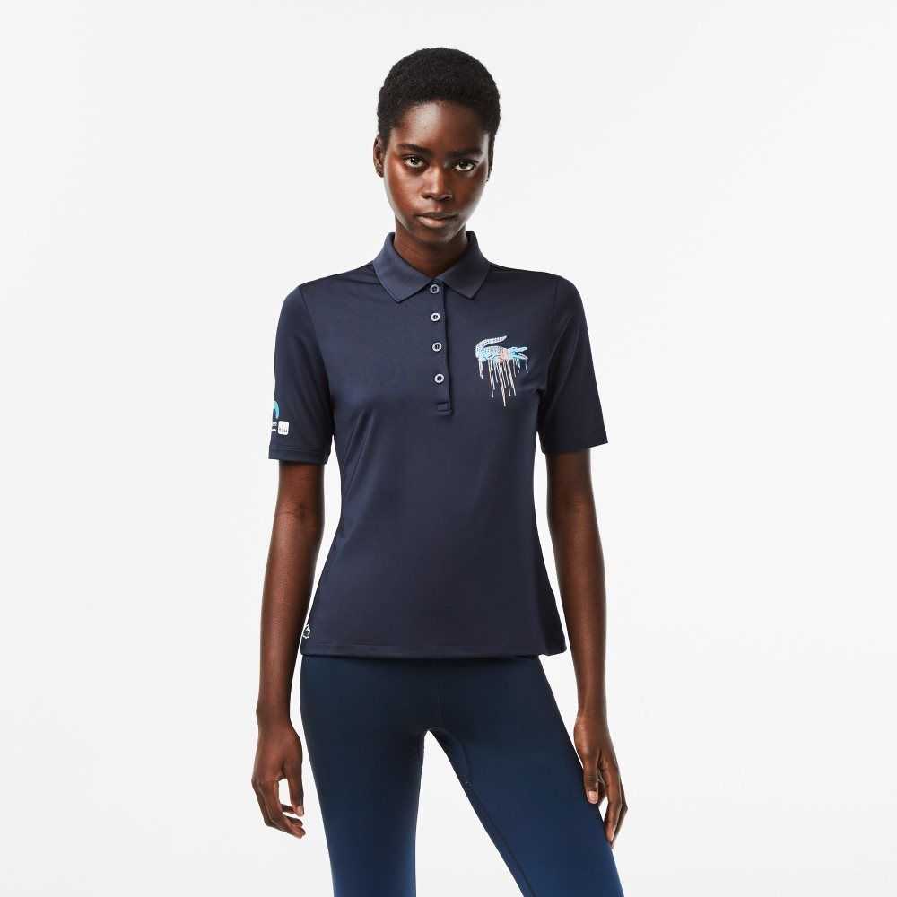 Lacoste Sport Miami Open Edition Polo Blue | QMU-361258