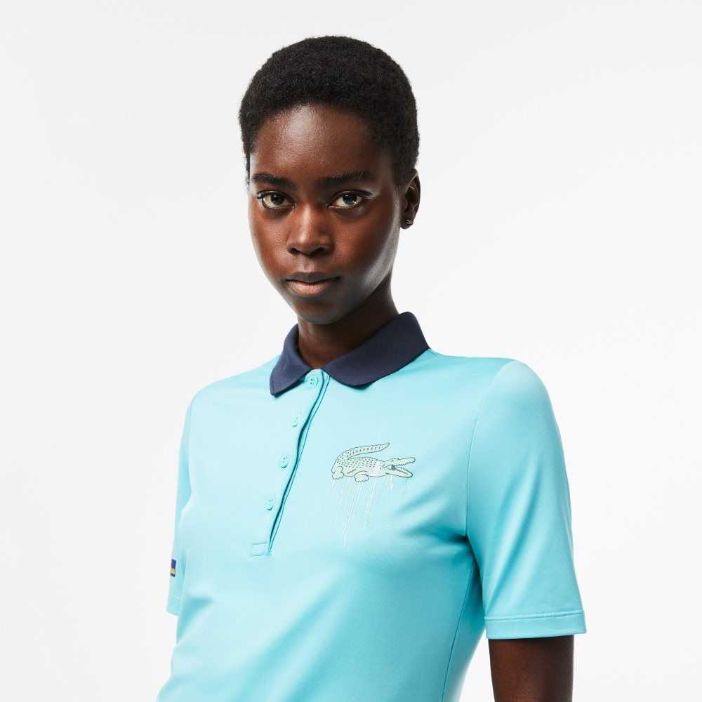 Lacoste Sport Miami Open Edition Polo Mint | EHJ-905721