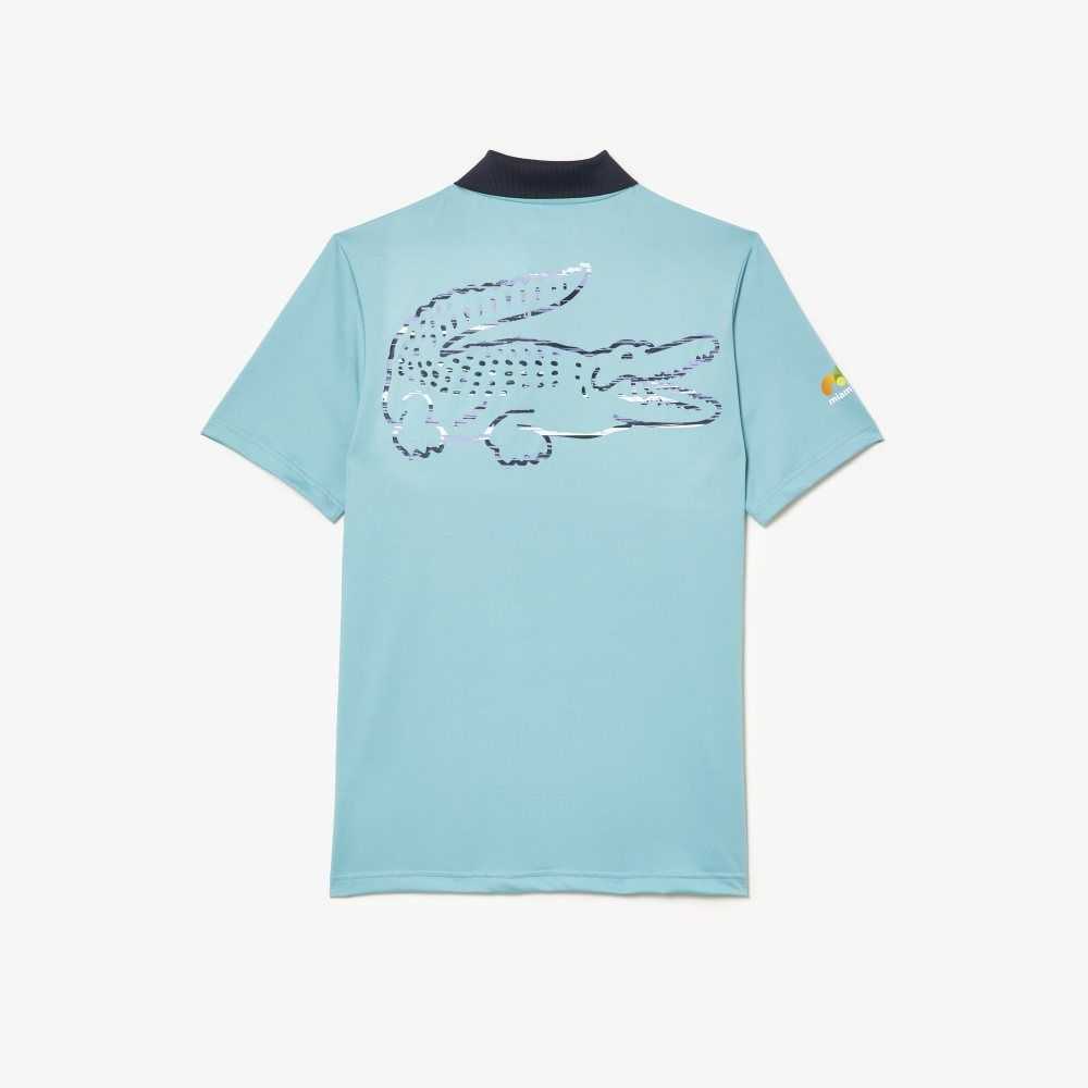 Lacoste Sport Miami Open Edition Polo Mint | SDI-725186