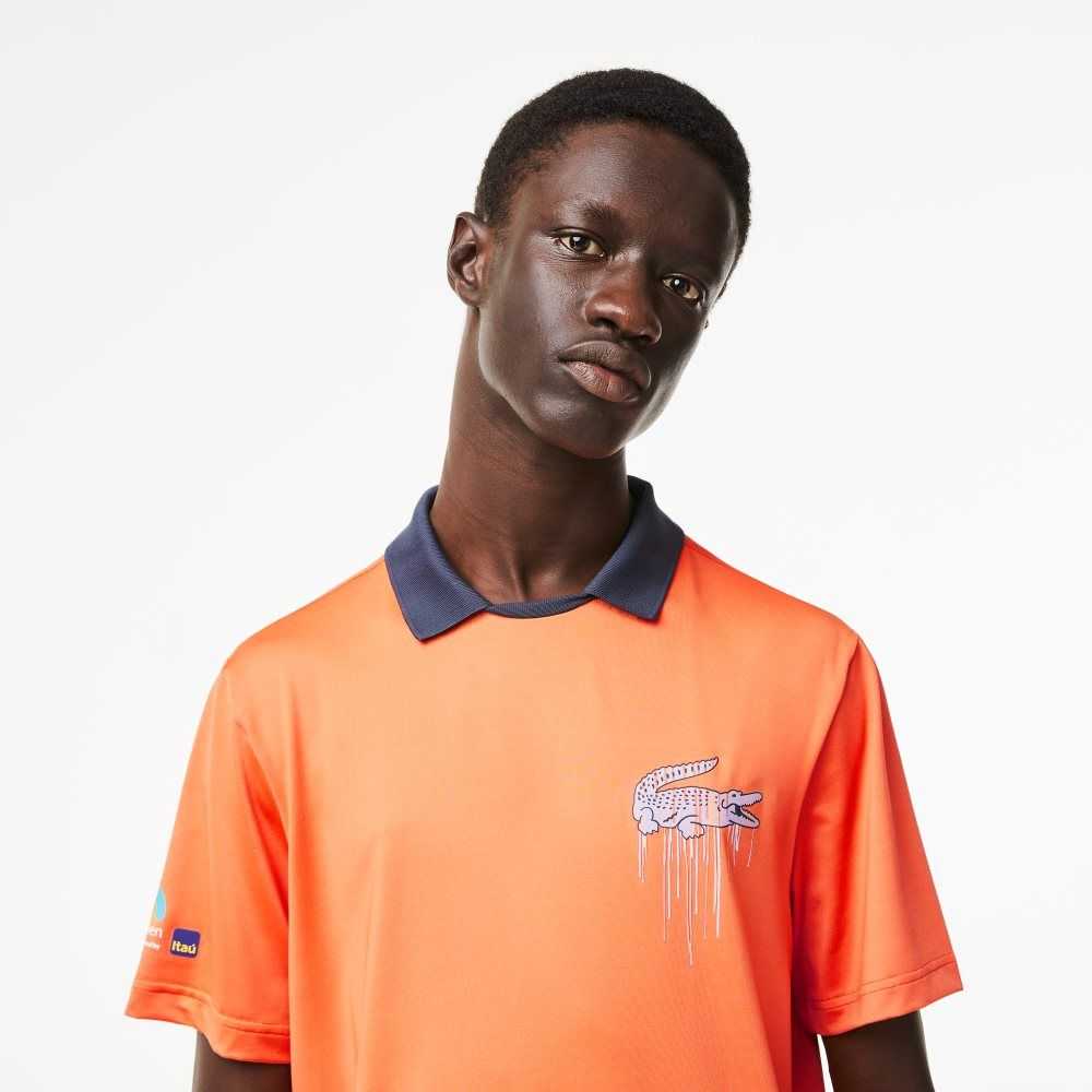 Lacoste Sport Miami Open Edition Polo Orange | FRG-506328