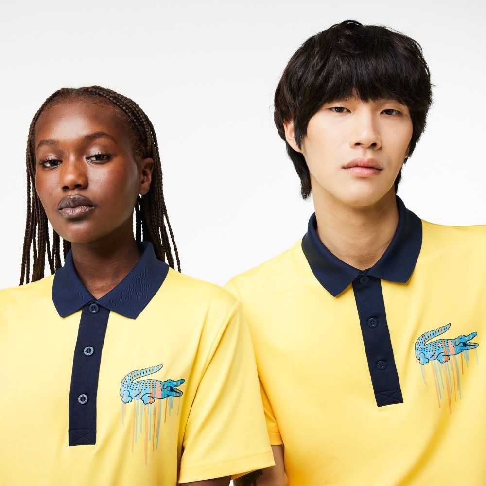 Lacoste Sport Miami Open Edition Polo Yellow | KQY-684905