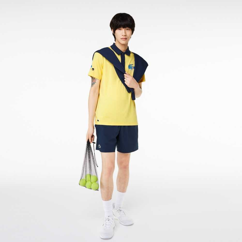 Lacoste Sport Miami Open Edition Polo Yellow | KQY-684905