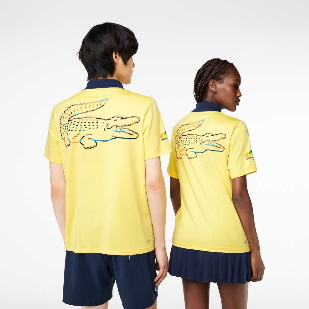 Lacoste Sport Miami Open Edition Polo Yellow | KQY-684905