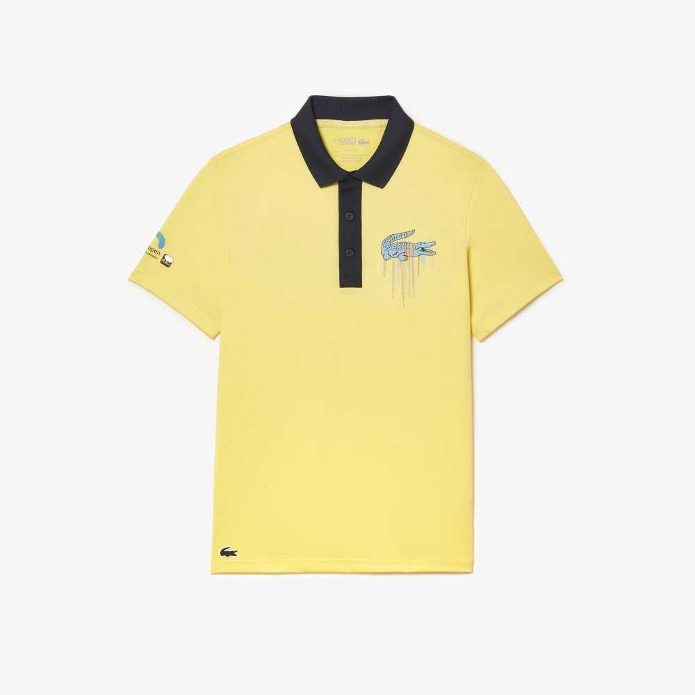 Lacoste Sport Miami Open Edition Polo Yellow | KQY-684905