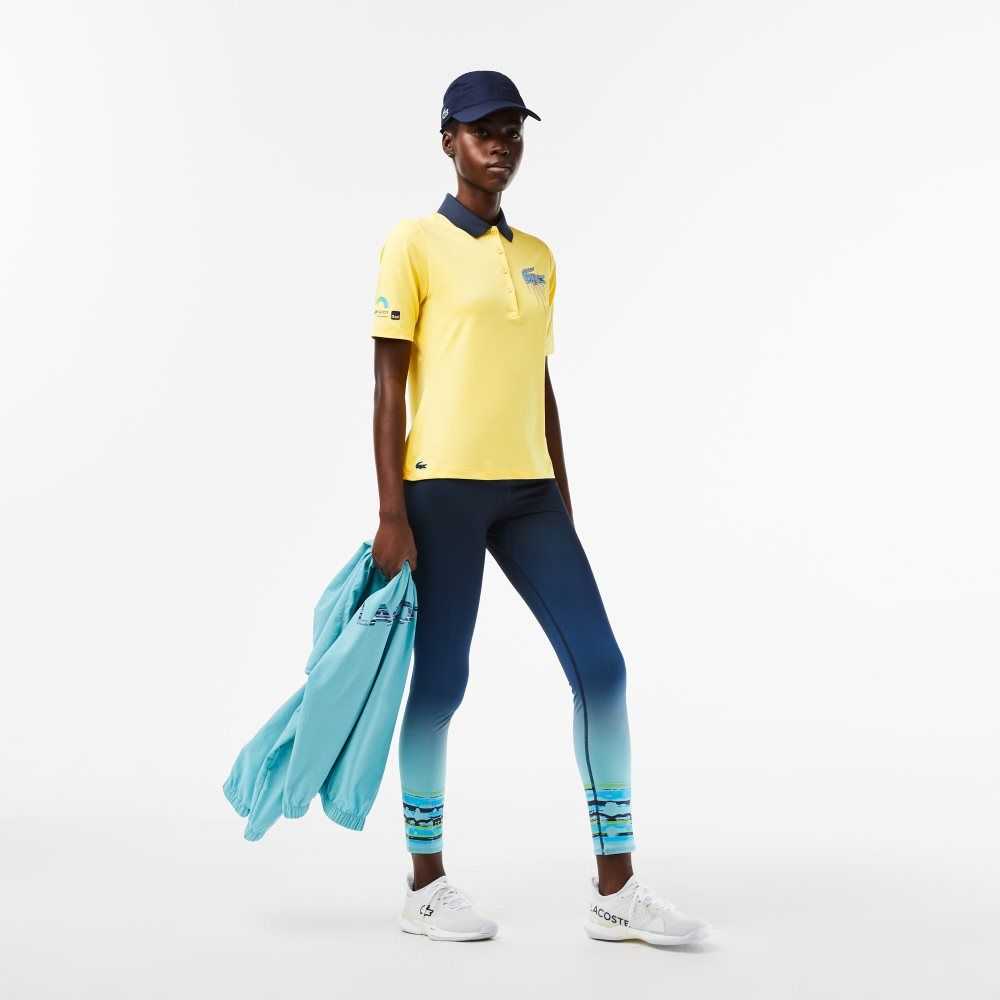 Lacoste Sport Miami Open Edition Polo Yellow | XMT-435782