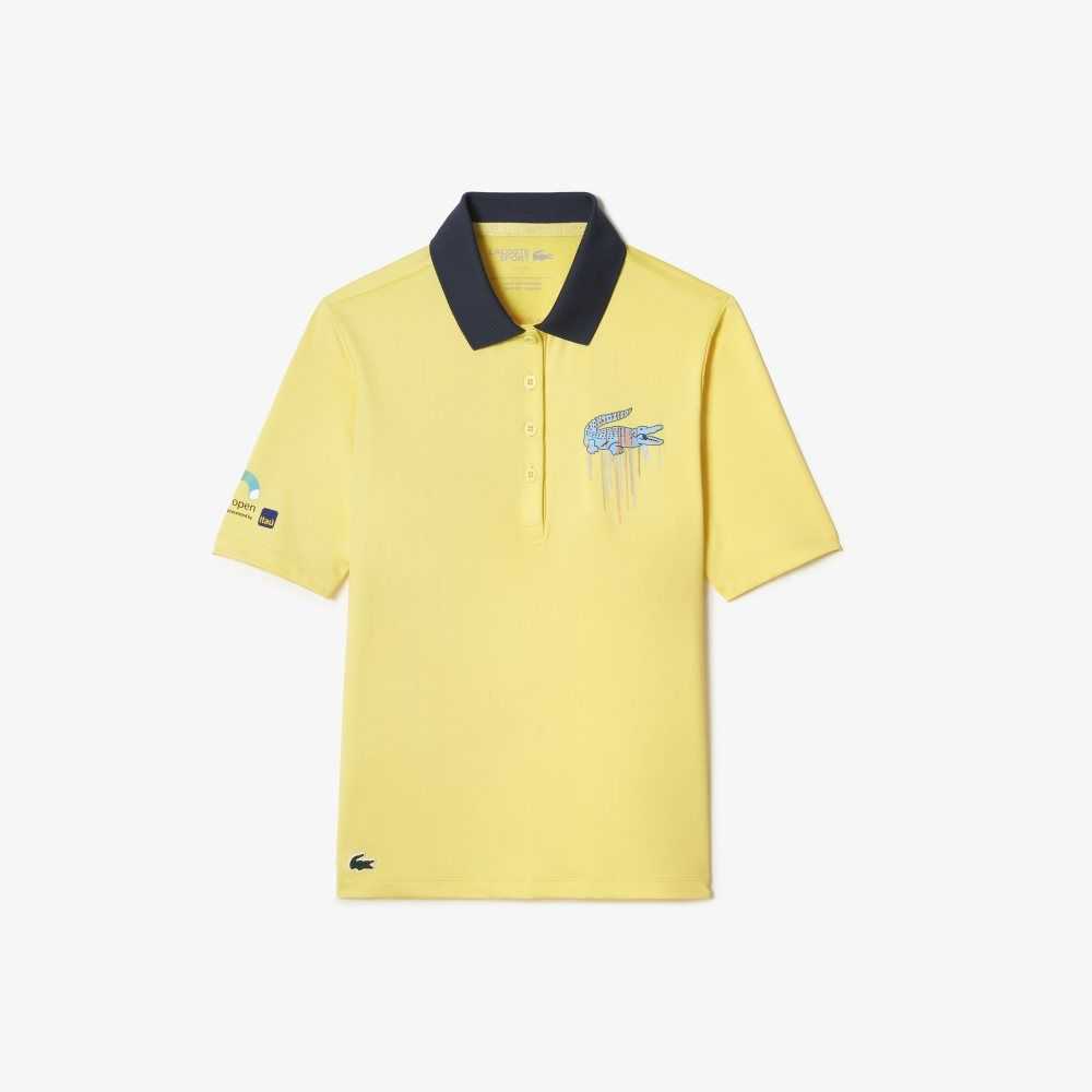 Lacoste Sport Miami Open Edition Polo Yellow | XMT-435782