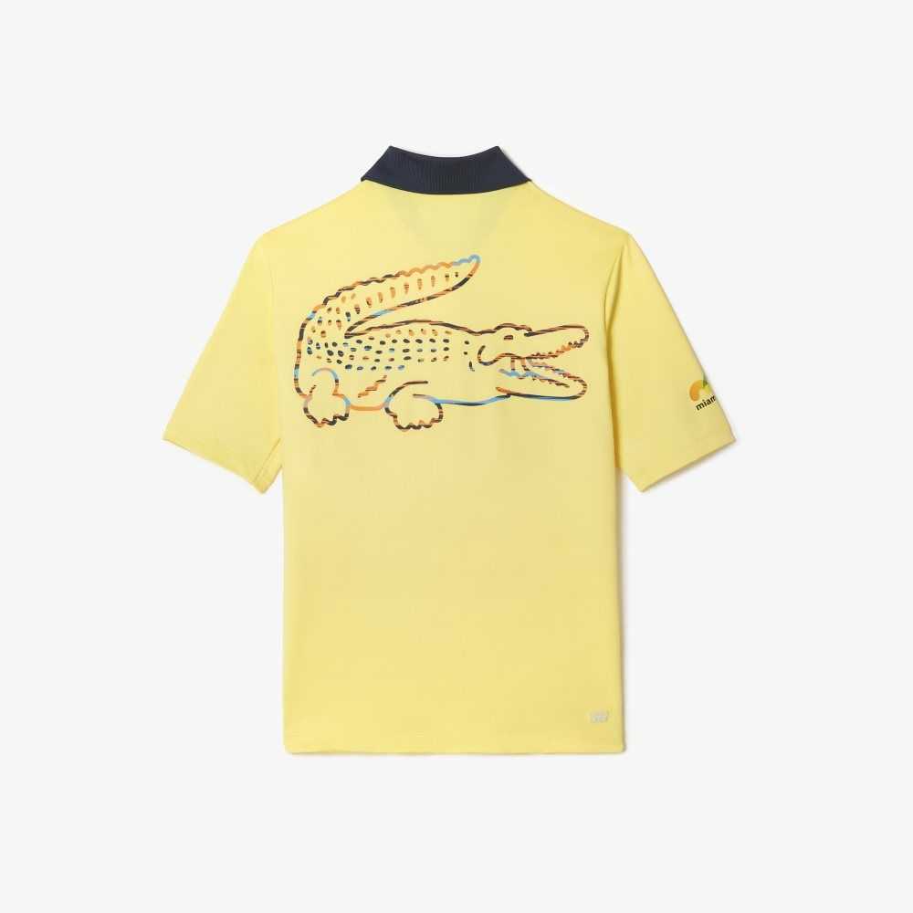 Lacoste Sport Miami Open Edition Polo Yellow | XMT-435782