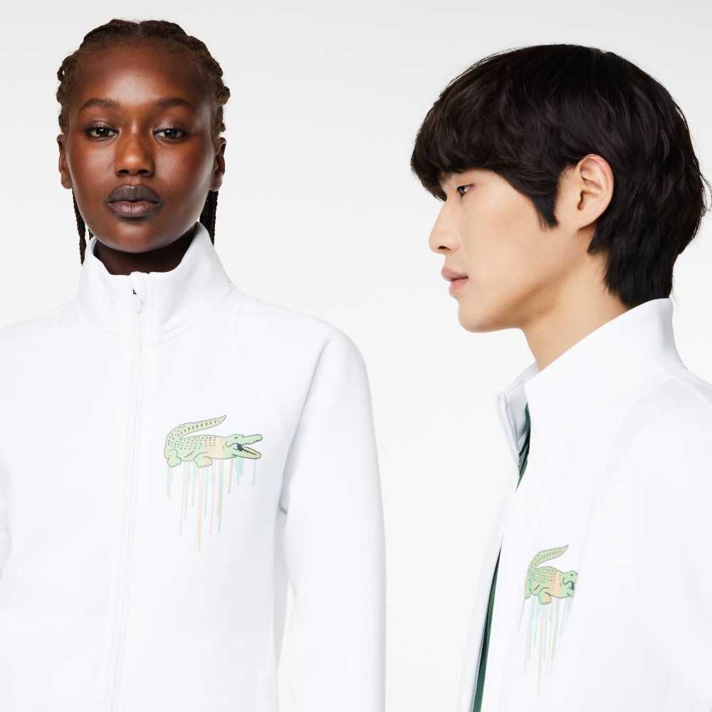 Lacoste Sport Miami Open Edition Sweatshirt White | CMF-975684