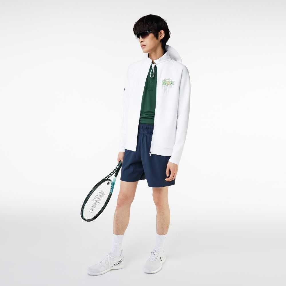 Lacoste Sport Miami Open Edition Sweatshirt White | CMF-975684