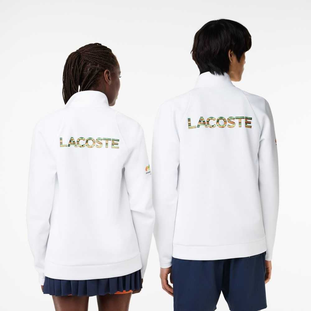 Lacoste Sport Miami Open Edition Sweatshirt White | CMF-975684