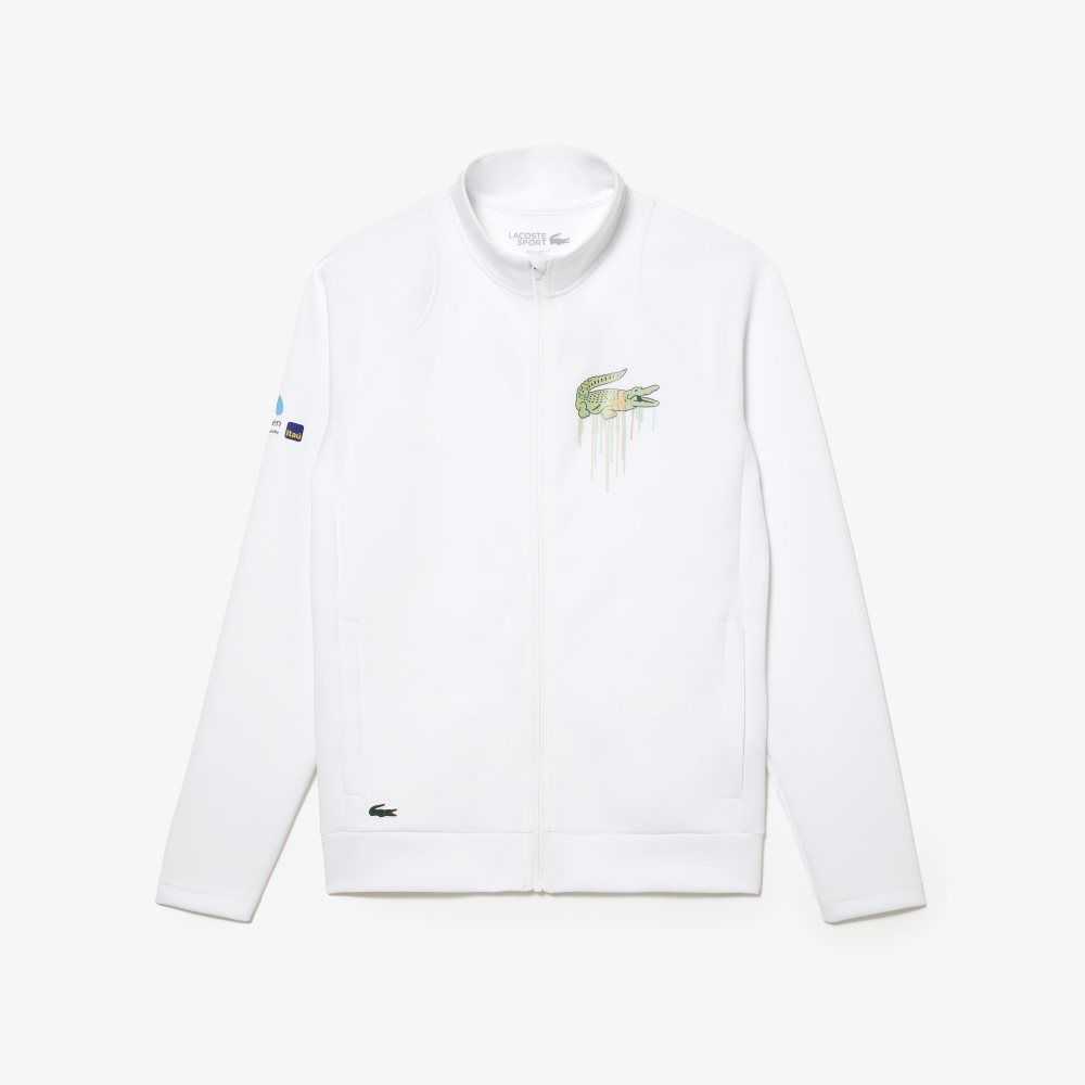 Lacoste Sport Miami Open Edition Sweatshirt White | CMF-975684