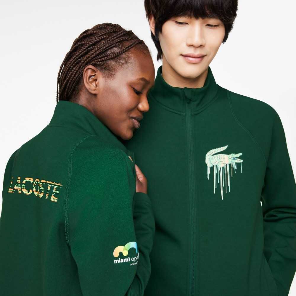 Lacoste Sport Miami Open Edition Sweatshirt Green | JZF-438502