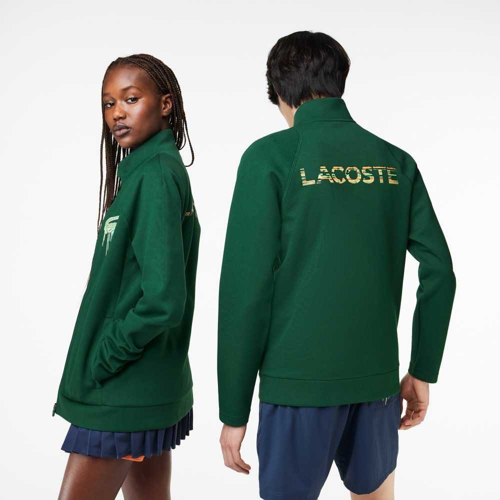 Lacoste Sport Miami Open Edition Sweatshirt Green | JZF-438502