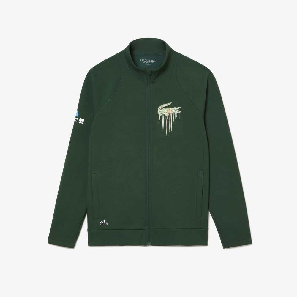 Lacoste Sport Miami Open Edition Sweatshirt Green | JZF-438502