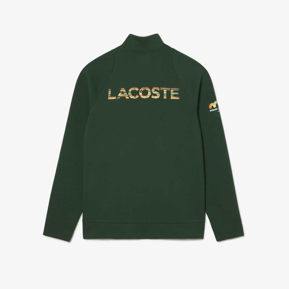 Lacoste Sport Miami Open Edition Sweatshirt Green | JZF-438502