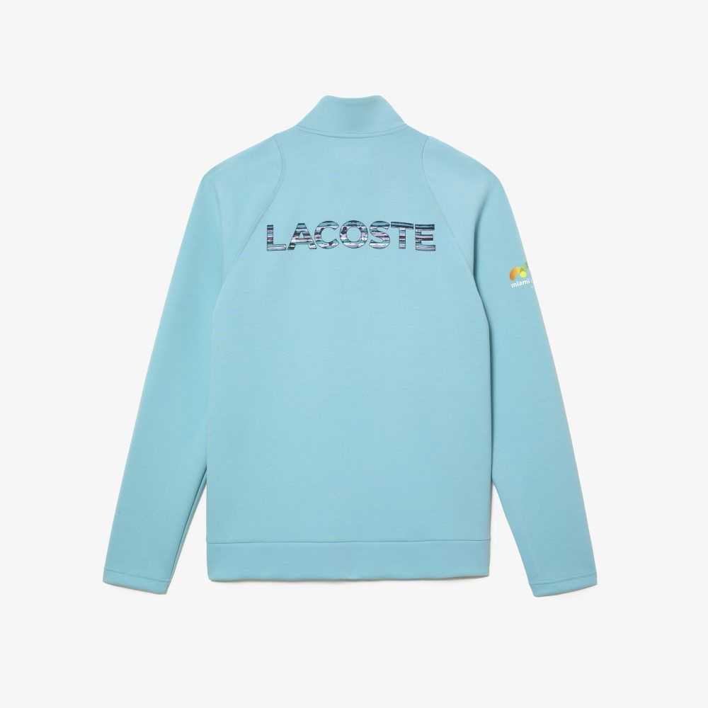 Lacoste Sport Miami Open Edition Sweatshirt Mint | QSU-427853