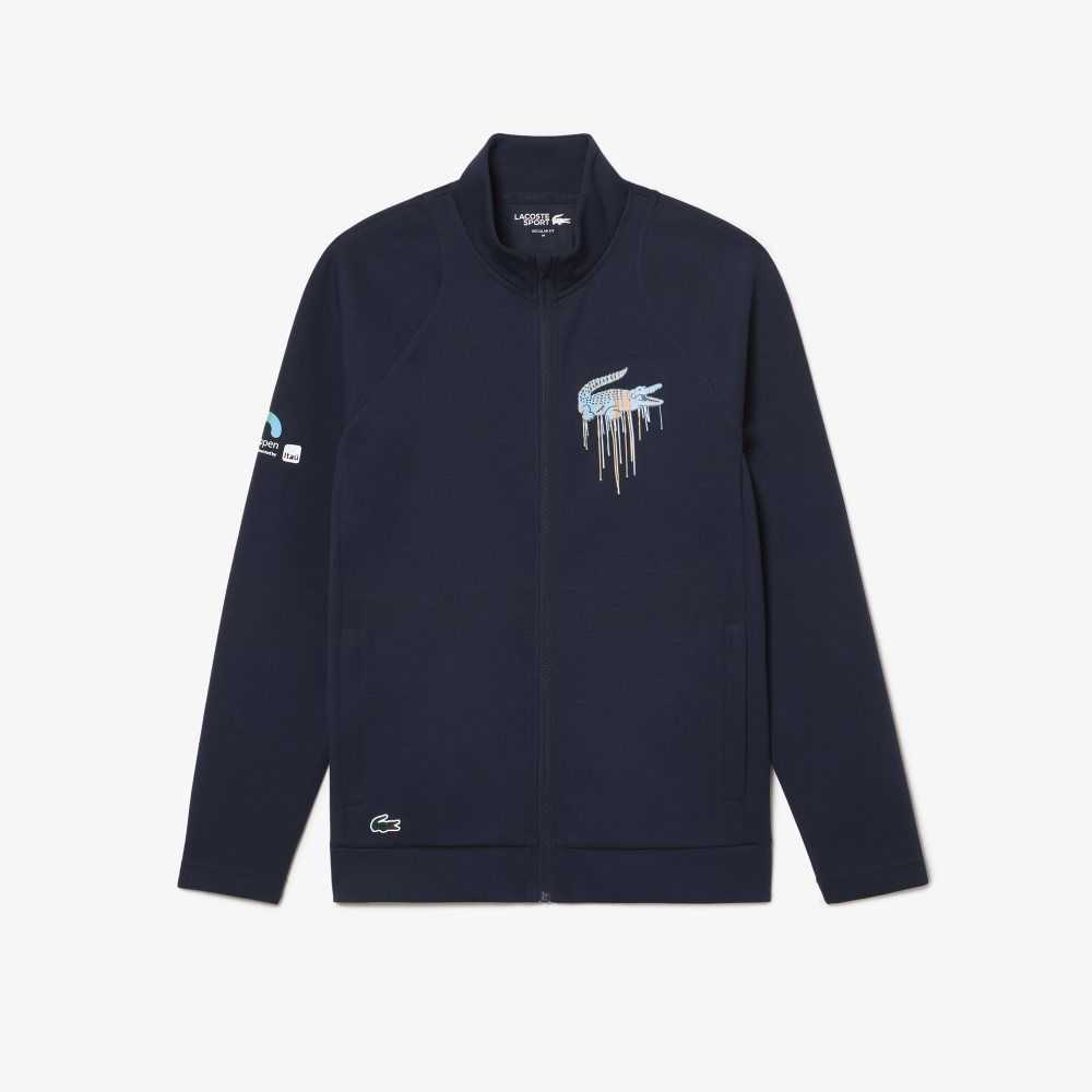 Lacoste Sport Miami Open Edition Sweatshirt Blue | VZB-753628