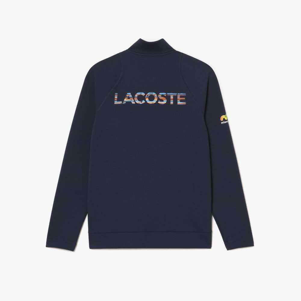 Lacoste Sport Miami Open Edition Sweatshirt Blue | VZB-753628