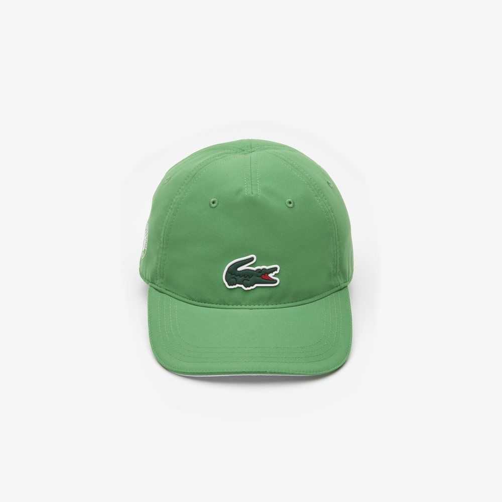 Lacoste Sport Roland Garros Edition Microfiber Cap Green / White | HRA-542716