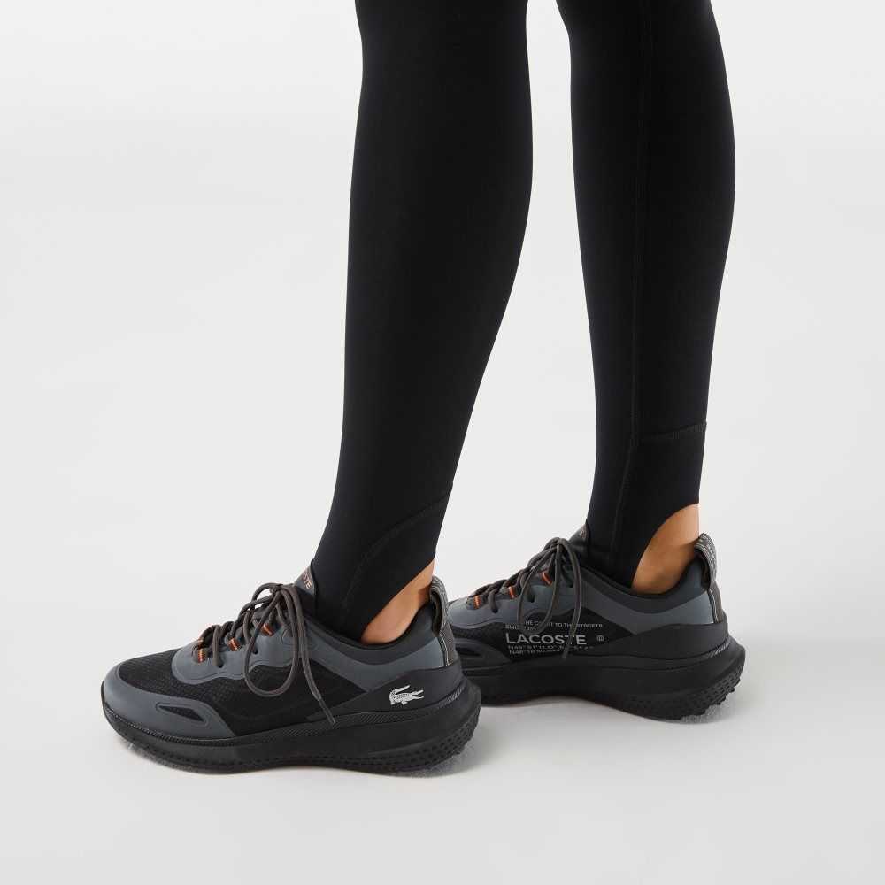 Lacoste Stirrup Leggings Black | QCH-146095