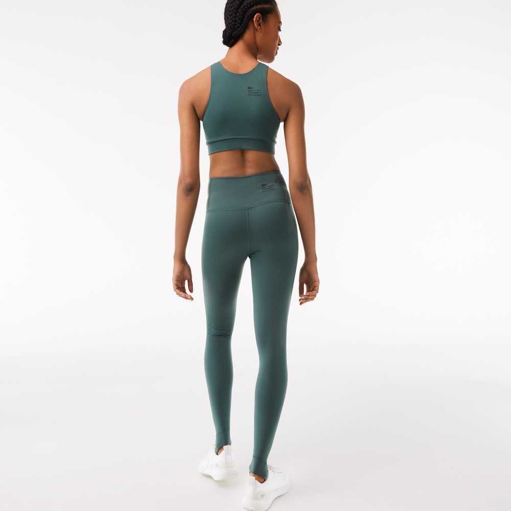 Lacoste Stirrup Leggings Green | UOP-471398