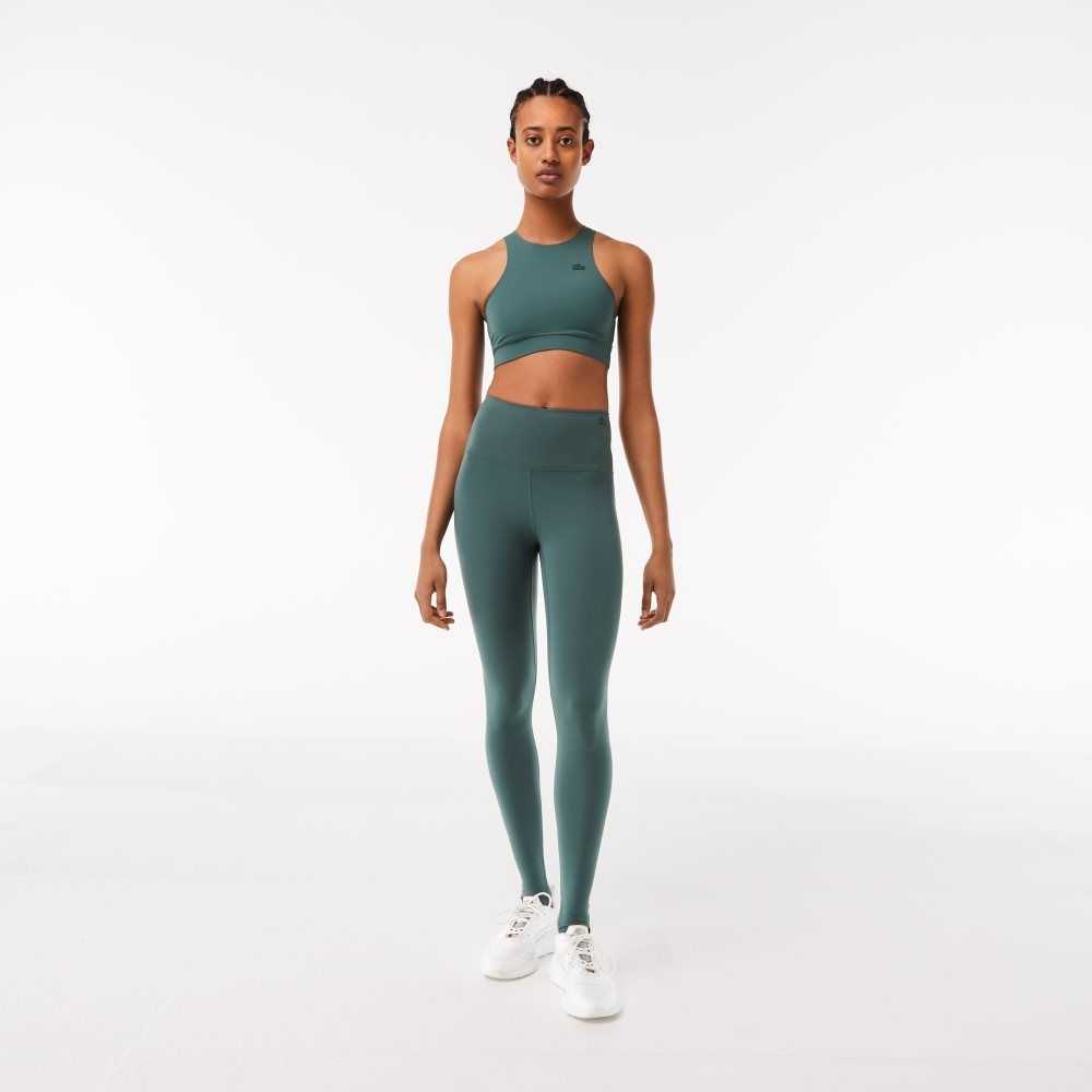 Lacoste Stirrup Leggings Green | UOP-471398