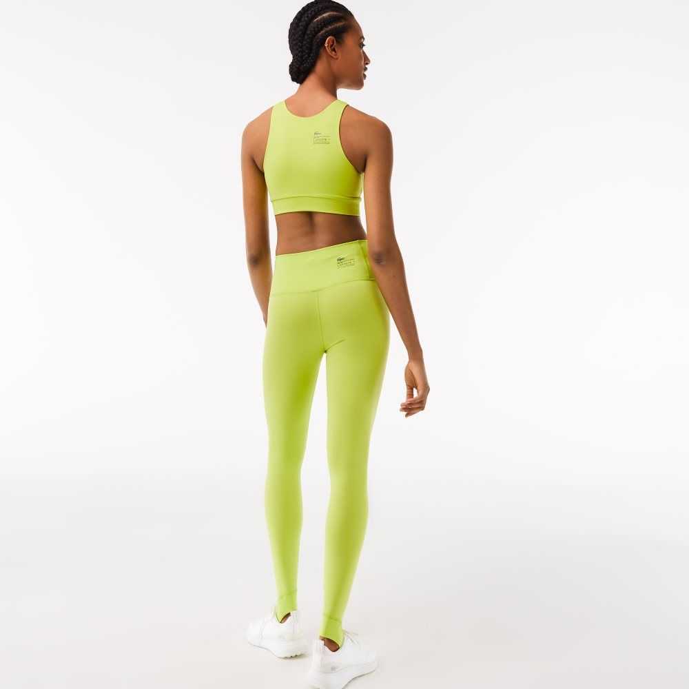 Lacoste Stirrup Leggings Yellow | CIG-925374