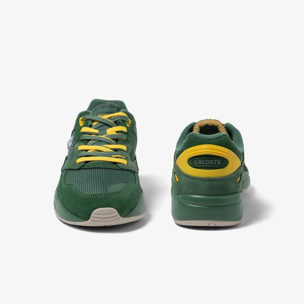 Lacoste Storm 96 Lo Leather Sneakers Grn/Ylw | XUK-598246