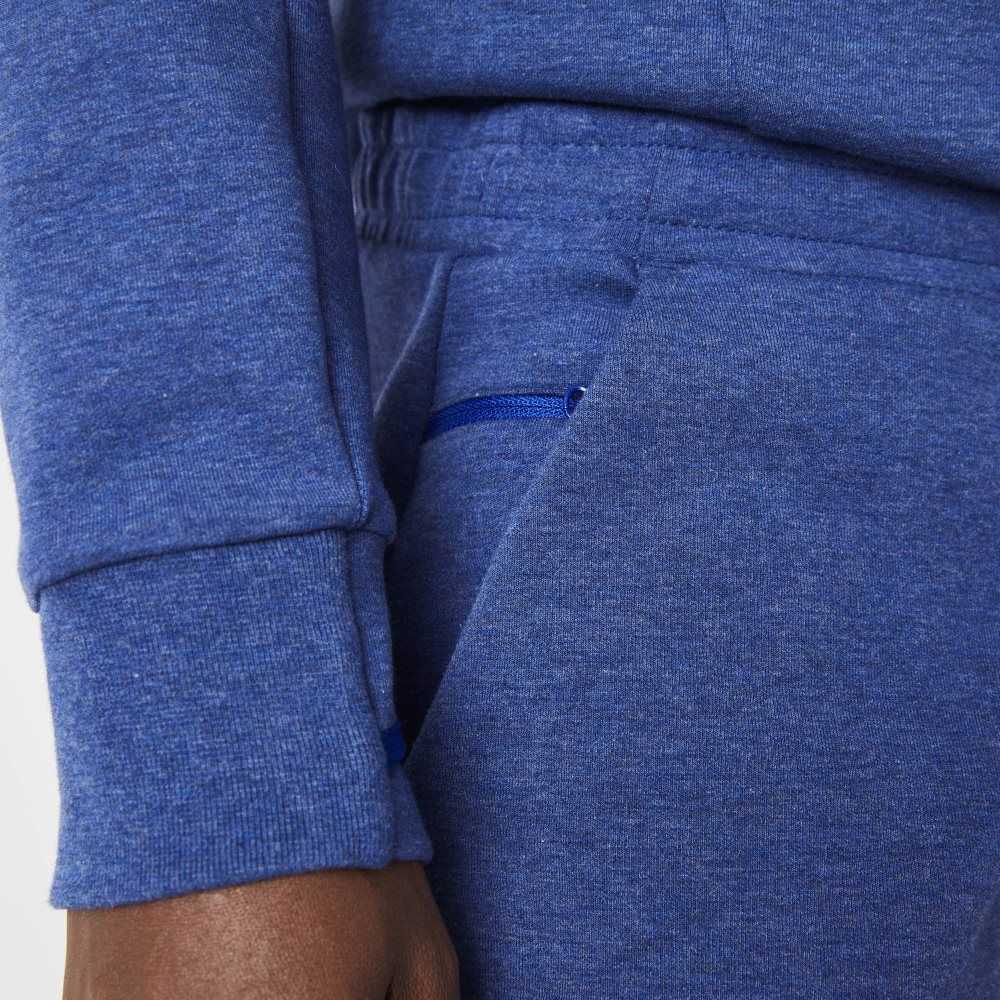 Lacoste Stretch Cotton Blend Shorts Blue Chine | LJH-401572