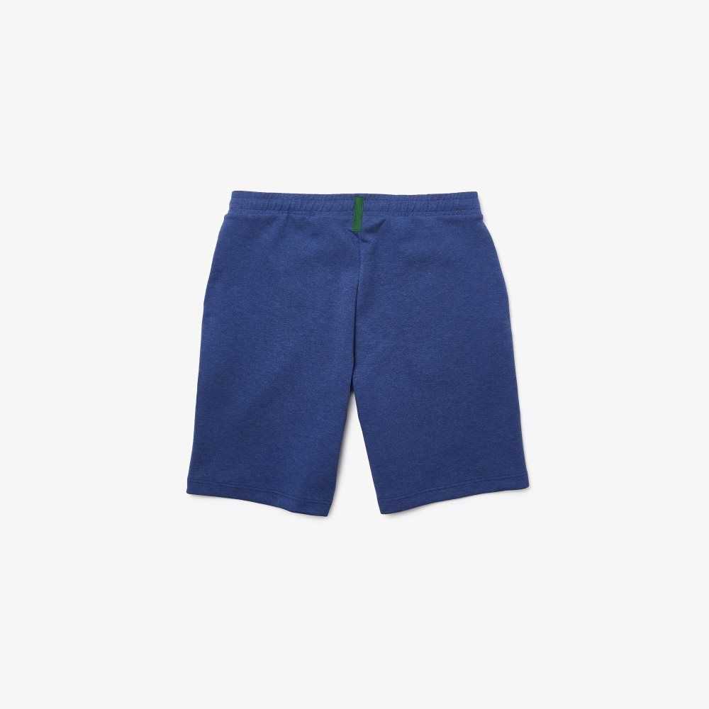 Lacoste Stretch Cotton Blend Shorts Blue Chine | LJH-401572